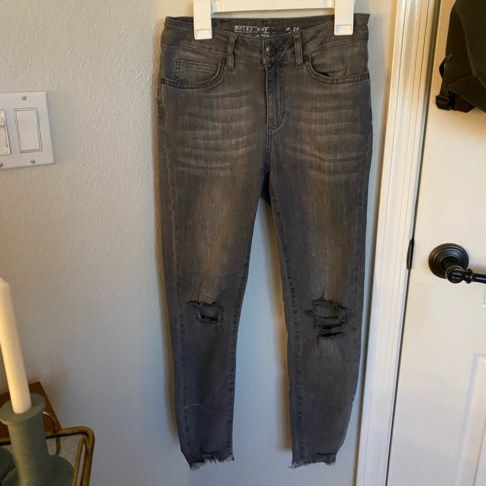 Noisy may grey skinny jeans
